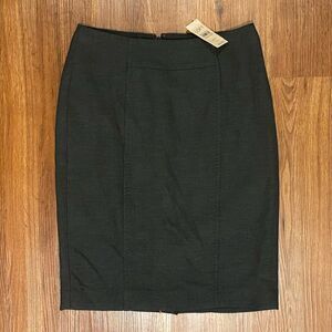 Ann Taylor Loft Pencil skirt Size 00 Petite gray business office wear to work